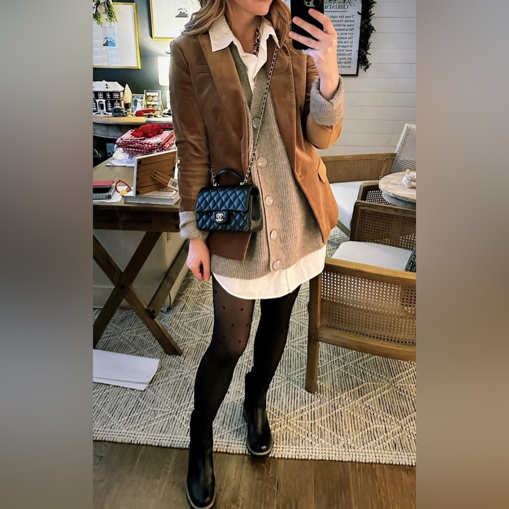 J.Crew Willa Stretch Velvet Blazer - new - size 2